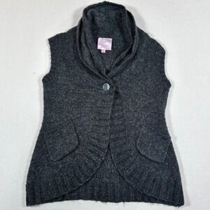 Veste Romeo & Juliet Couture Noir Taille S – Volants Devant, Fermeture à Crochet – Occasion Très Bon état